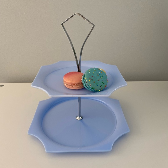 Vintage pastel blue stand - Picture 7 of 12